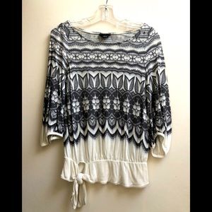 Anthropologie Deletta print blouse